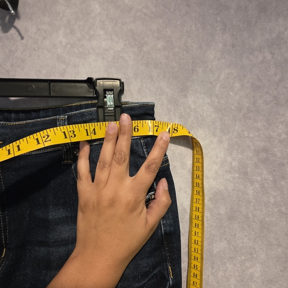 Missguided Dark Blue Frayed Hem Denim Mini Skirt - Picture 3 of 5